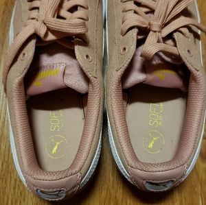 puma suede dusty rose